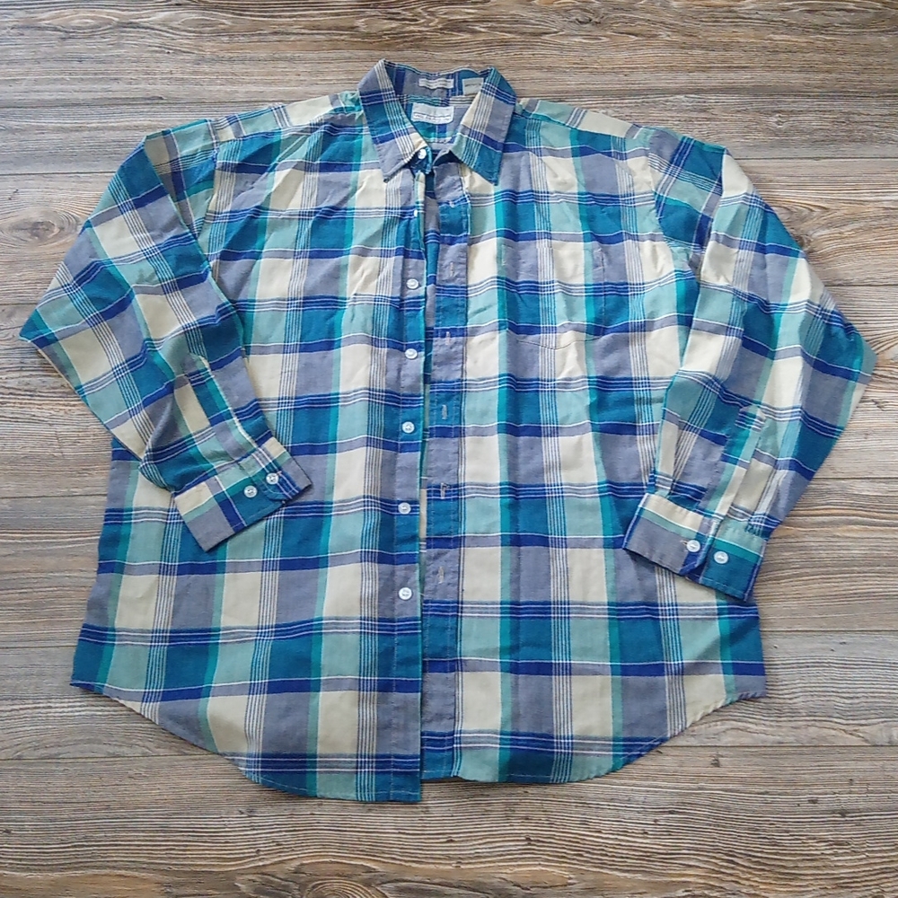 Vintage Wedgefield Button Down Shirt Top